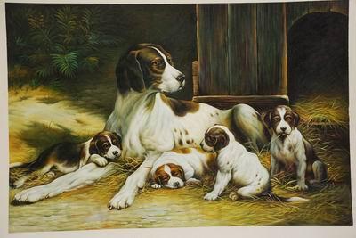 unknow artist Dogs 035 Spain oil painting art